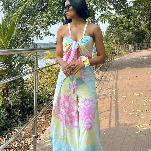 Noroke Toop Modal Pink Magic Pants With Top - Distacart