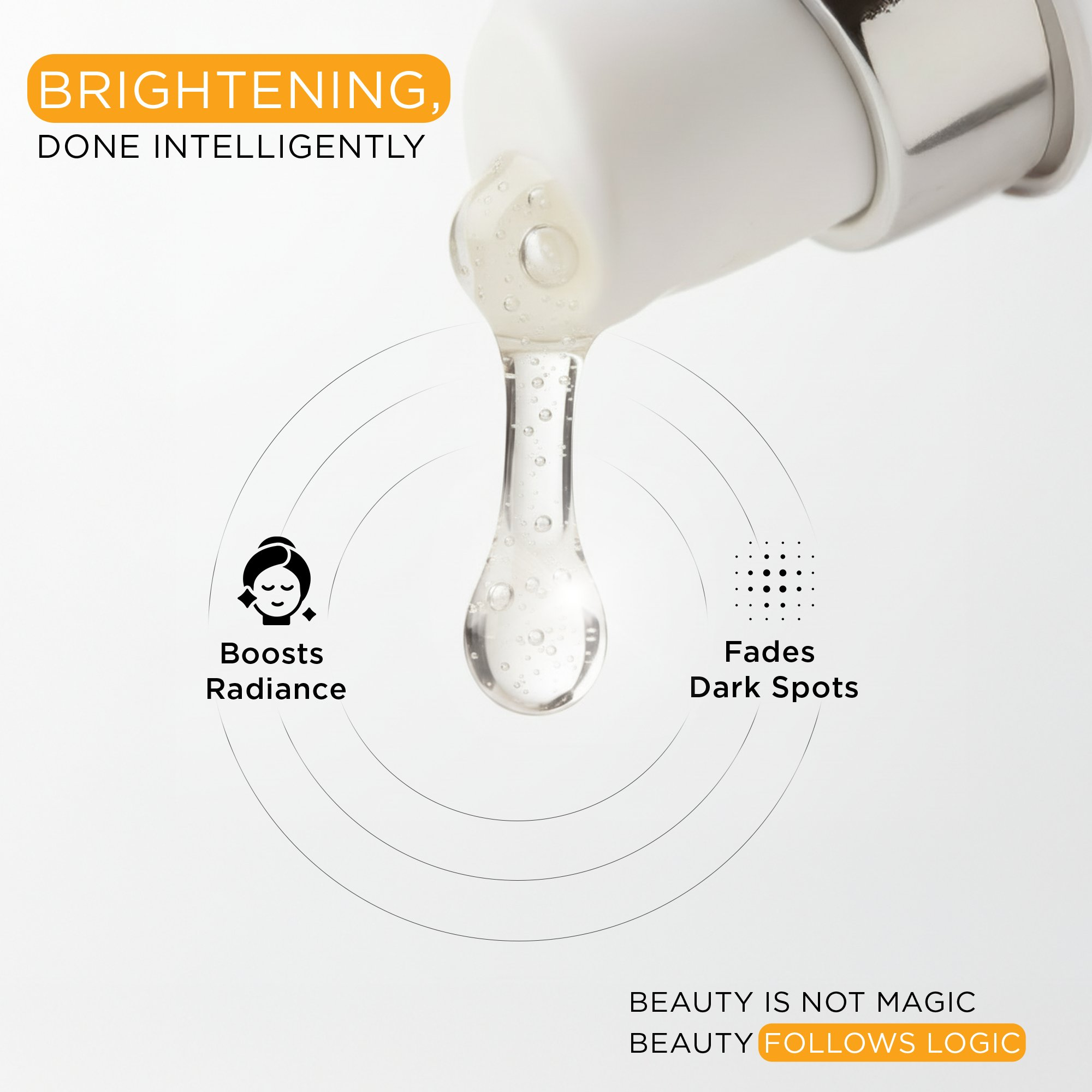 SkinQ Brightening Serum with Kojic, Lactic & Malic Acid - Distacart