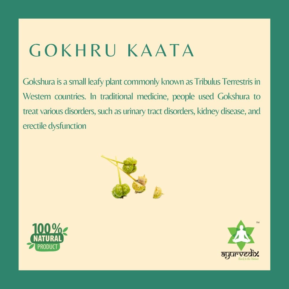 Ayurvedix Gokhru Kaata Ark - Distacart
