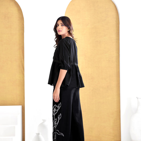 BulBul Nira Black Co-Ord Set