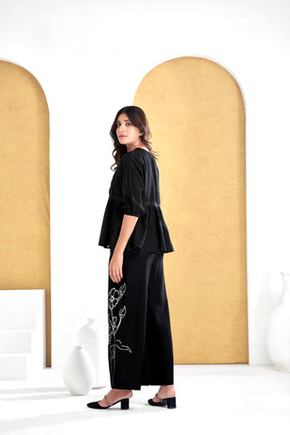 BulBul Nira Black Co-Ord Set