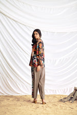 Thumbnail for BulBul Ojasvi Black Chanderi Co-Ord Set