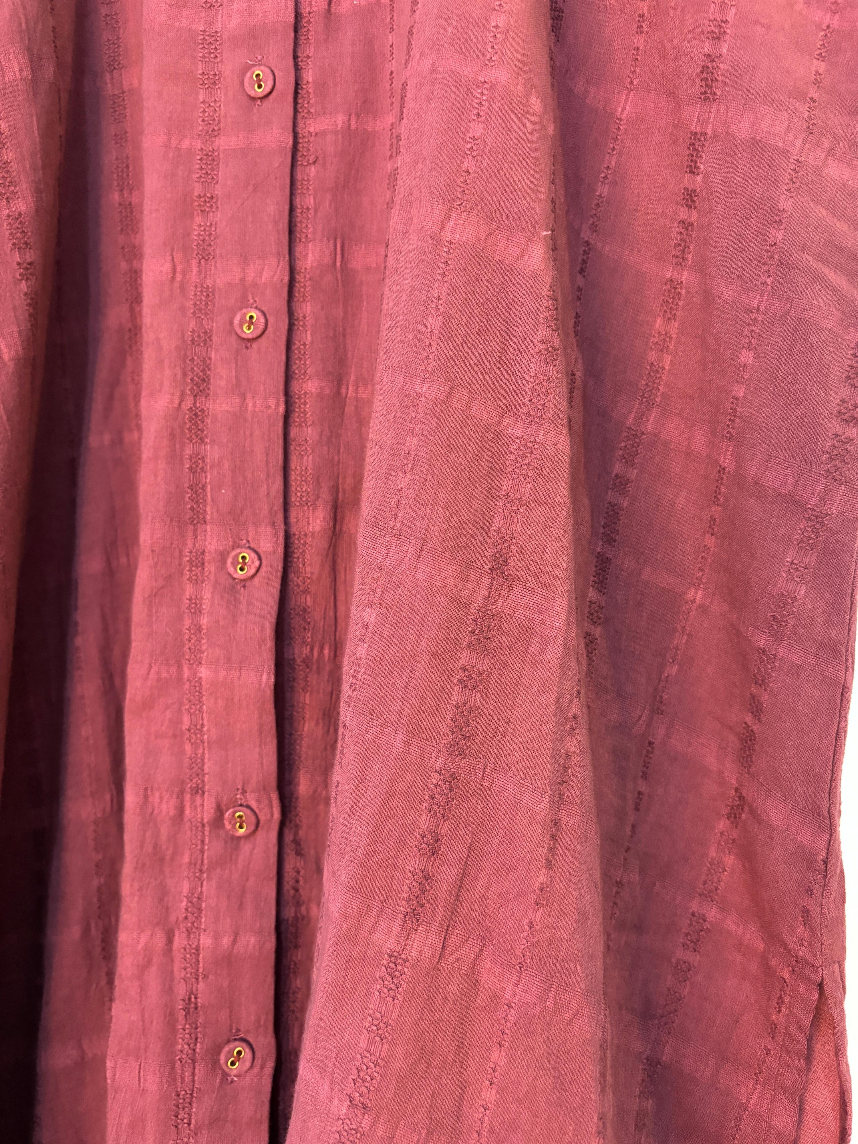 trueBrowns Purple Dobby Co-ord Set - Distacart