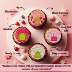 Thumbnail for confect celebration toppers for cakes cupcakes celebration toppers for cupcake cake decoration 100gms ct 08