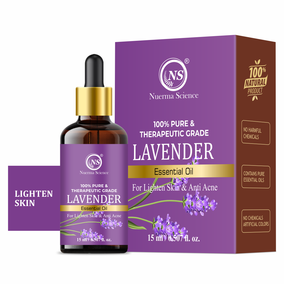 Nuerma Science Lavender Essential Oil | For Skin Care & Natural Hair Growth - Distacart