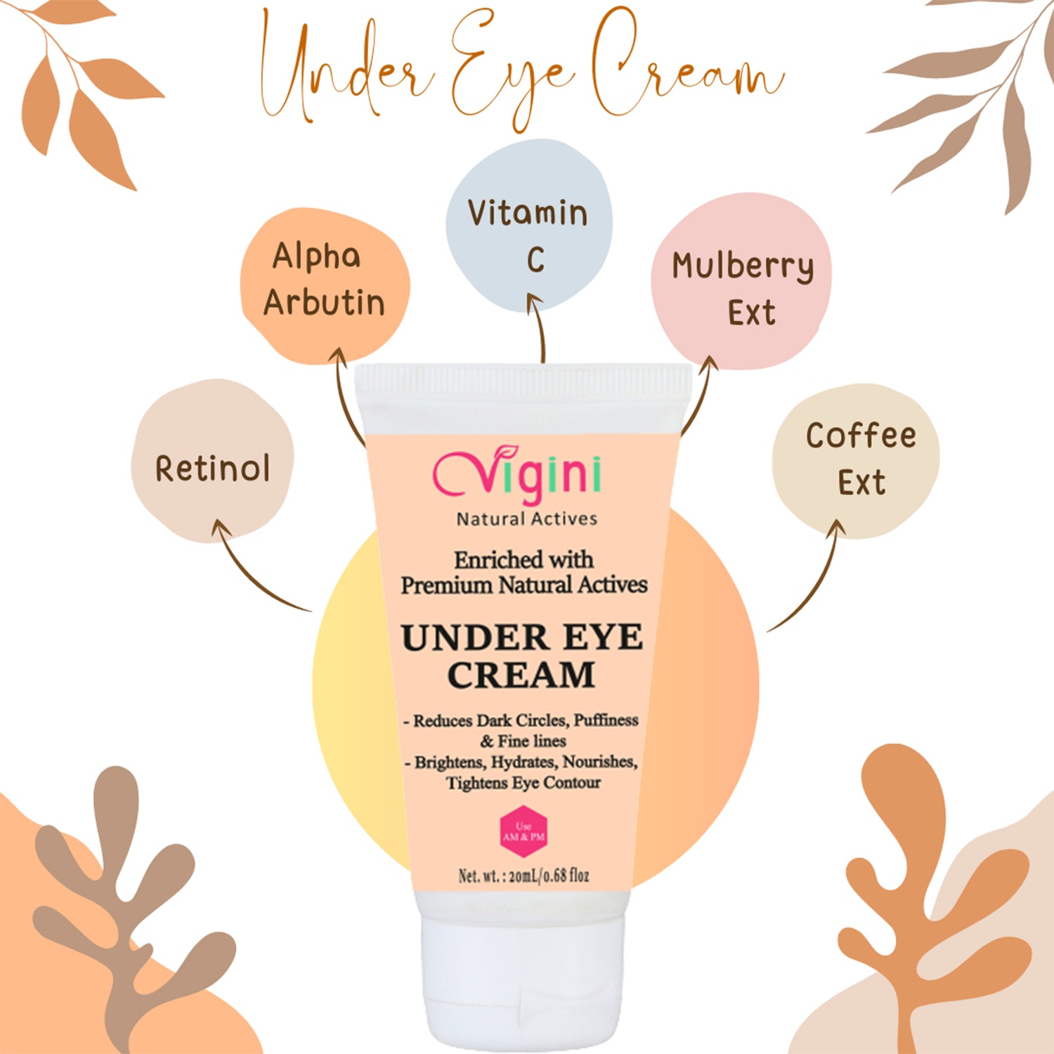 Vigini Under Eye Cream For Dark Circle - Distacart