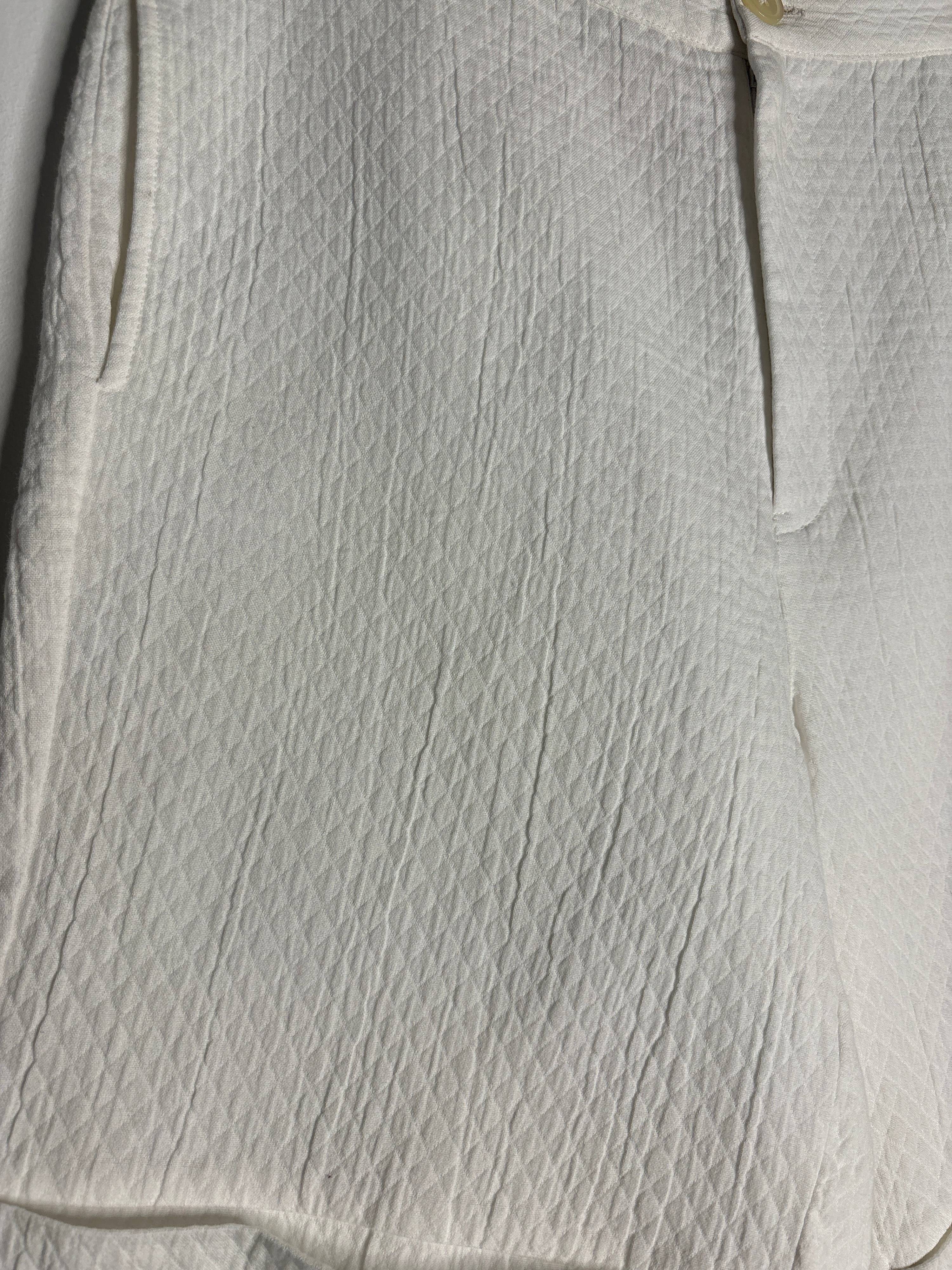 trueBrowns White Cotton Shorts - Distacart