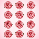 Thumbnail for sugar roses for cake cupcake decoration blush pink 120 gms