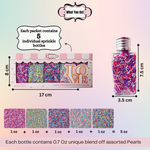 Thumbnail for confect rainbow magic sprinkles mix colourful celebration sprinkles for cake decor 140 gms rainbow sprinkles 02