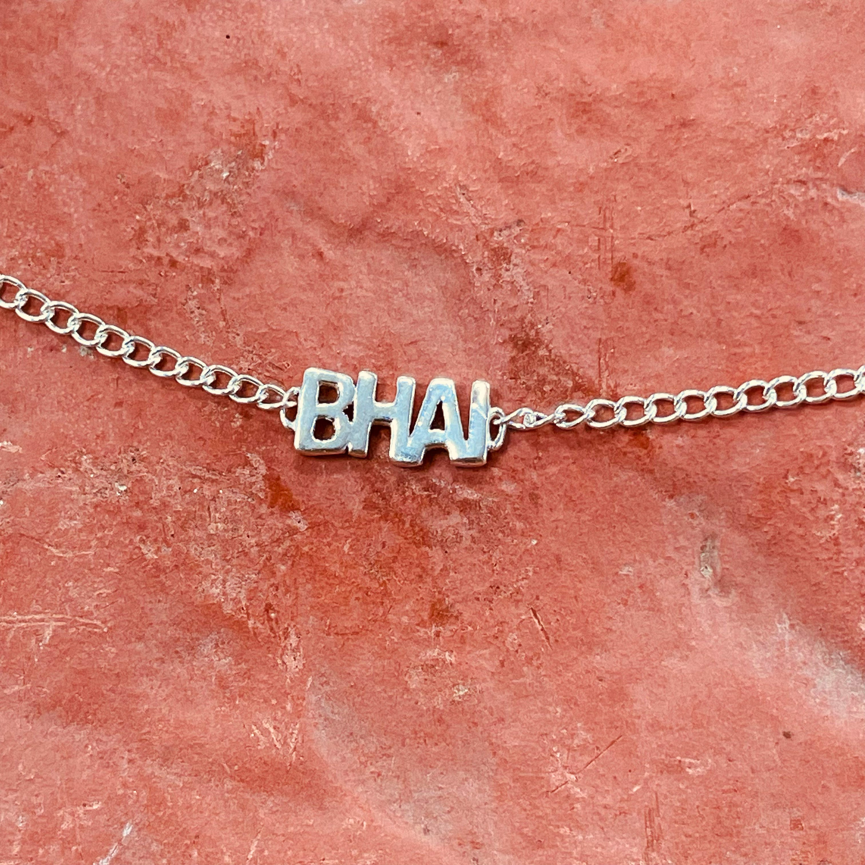 trueBrowns 925 Sterling Silver Bhai Silver Chain Rakhi - Distacart