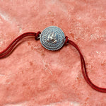 Thumbnail for trueBrowns 925 Sterling Silver Embossed Ganesh Idol Thread Rakhi - Distacart