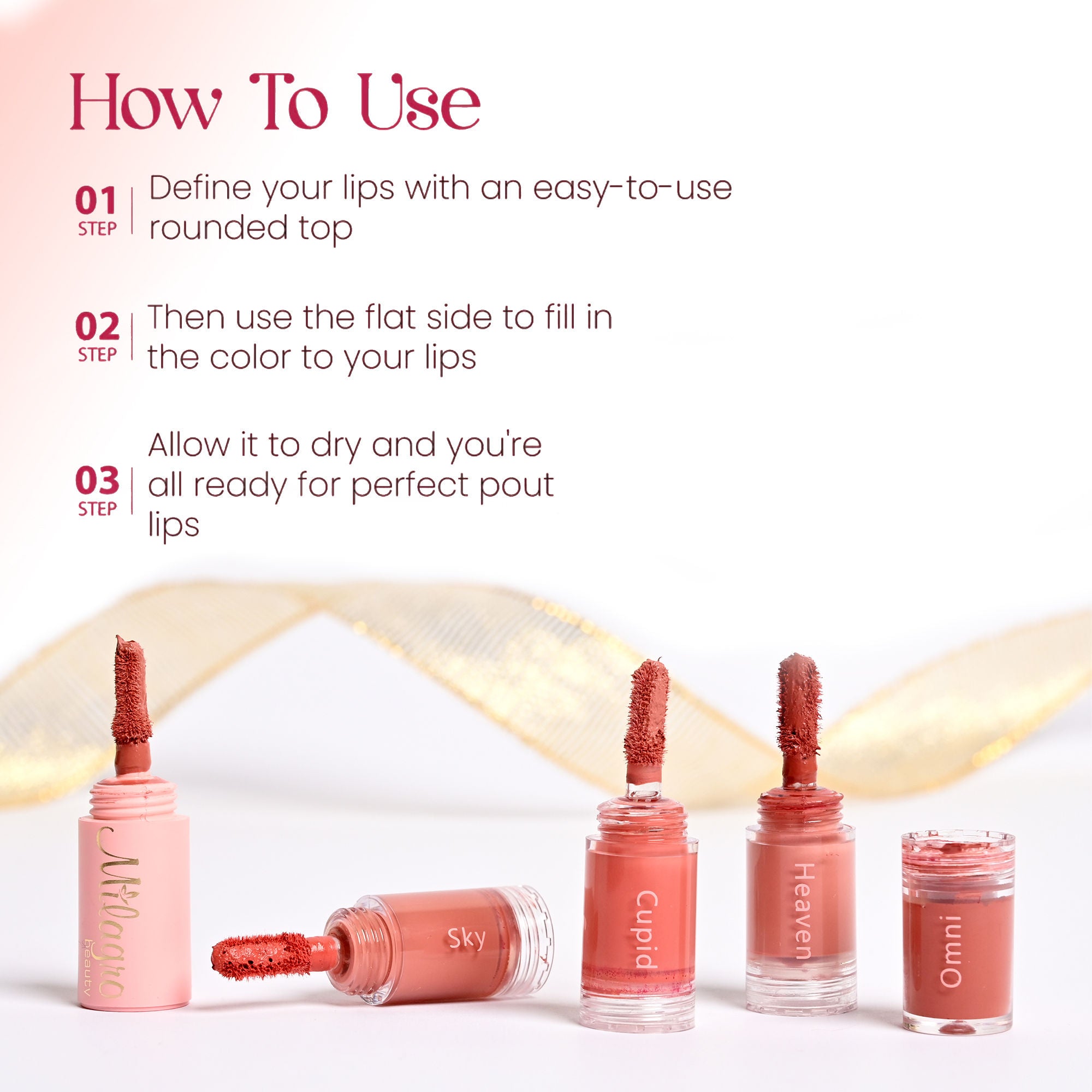 Milagro Beauty Quad Squad 2.0 4-in-1 Matte Liquid Lipstick - Distacart