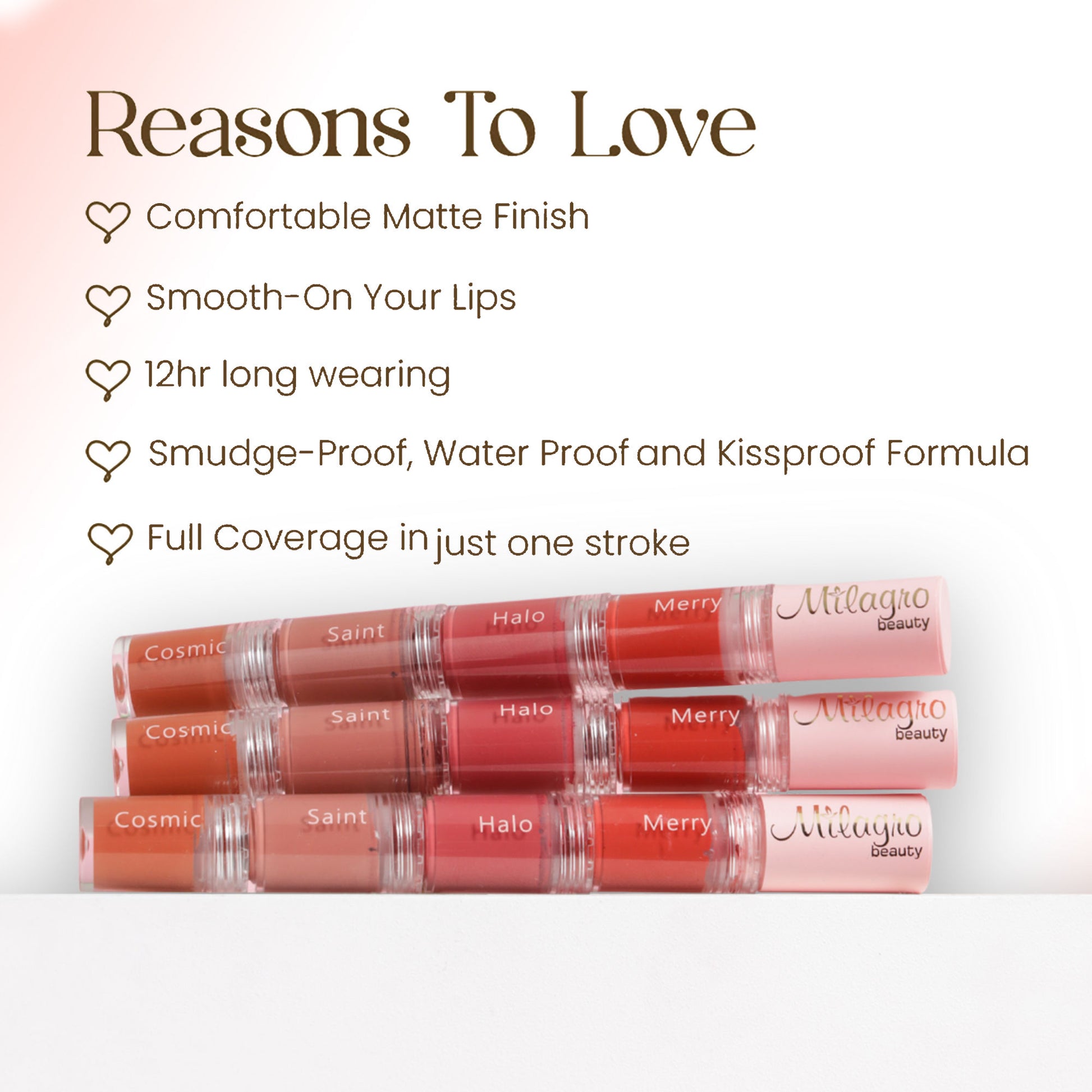 Milagro Beauty Quad Squad 3.0 Lipstick - Distacart