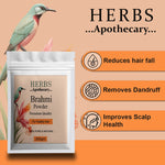 Thumbnail for Zenvista Herbs Apothecary Brahmi Powder For Hair - Dista