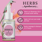 Thumbnail for Zenvista Herbs Apothecary Rosemary Oil For Control Hair Fall - Dista