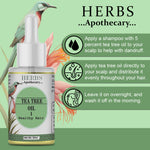 Thumbnail for Zenvista Herbs Apothecary Tea Tree Oil For Hair - Dista