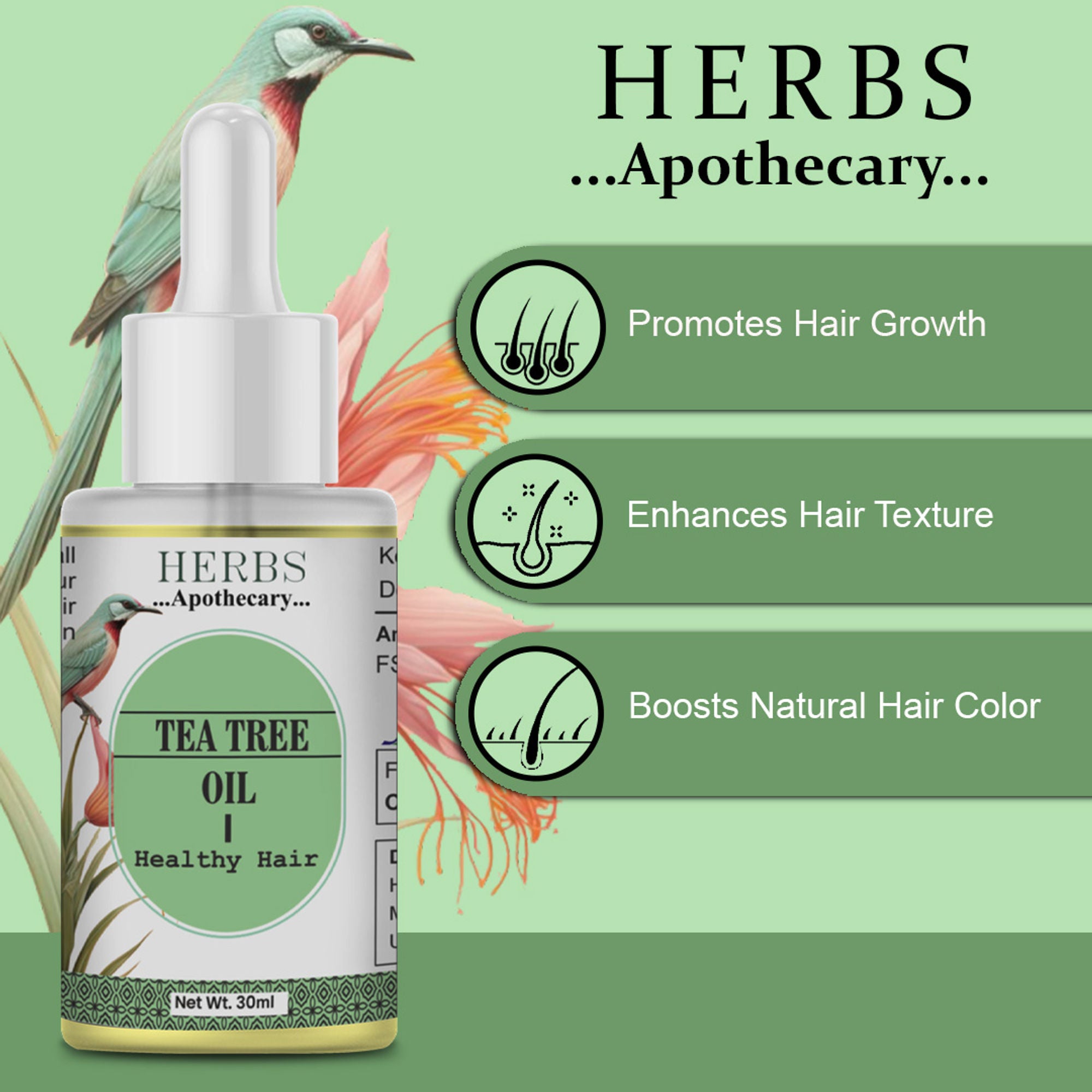 Zenvista Herbs Apothecary Tea Tree Oil For Hair - Dista