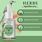 Thumbnail for Zenvista Herbs Apothecary Tea Tree Oil For Hair - Dista
