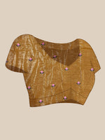 Thumbnail for Mitera Embellished Sequinned Silk Blend Saree - Distacart