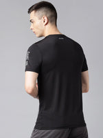 Thumbnail for Alcis Typography Printed Dry Tech Slim Fit T-Shirt - Distacart