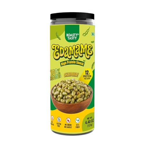 Roasty Tasty Roasted Edamame Beans Chatpata 125g