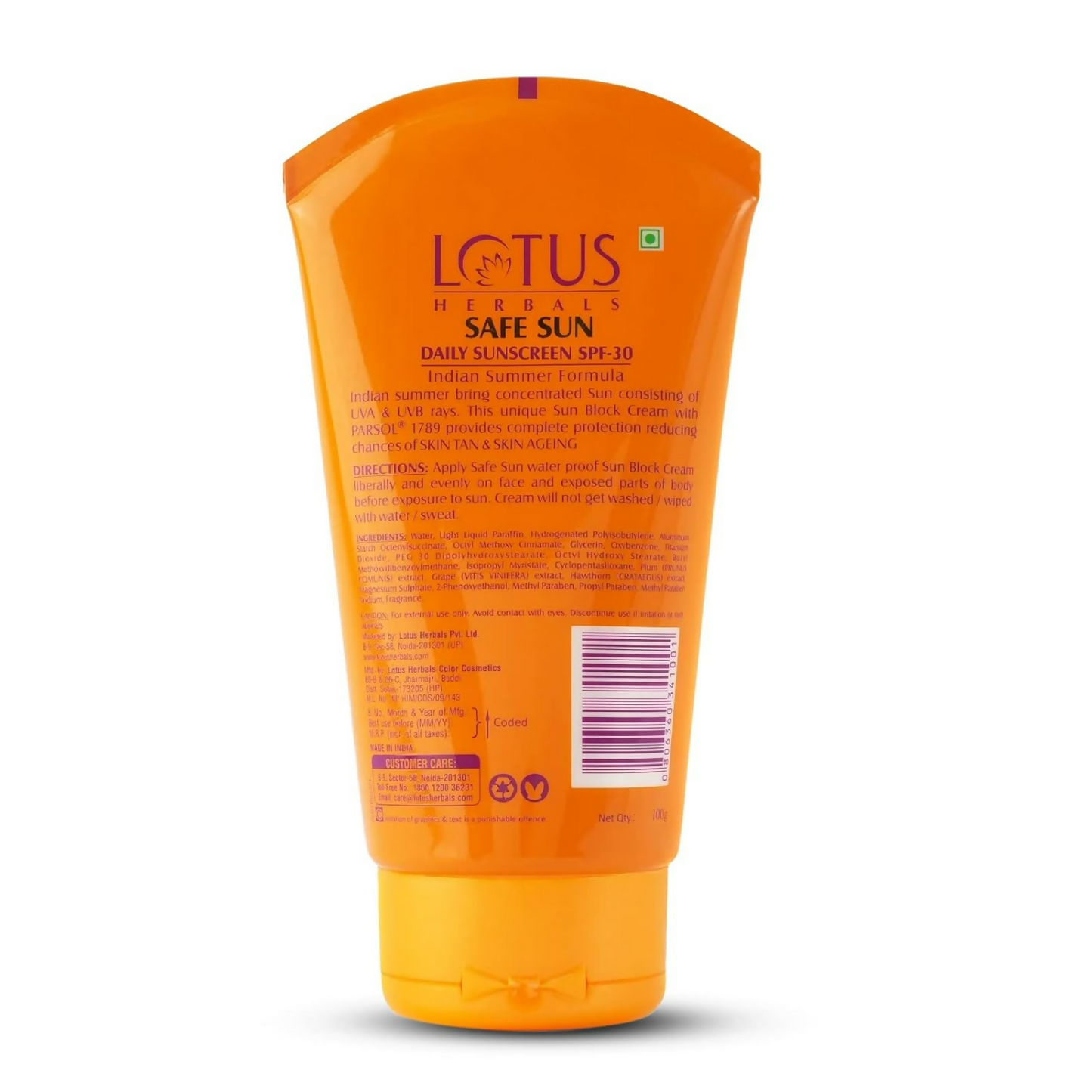 Lotus Herbals Safe Sun Sunblock Spf 30 Pa++ - Distacart