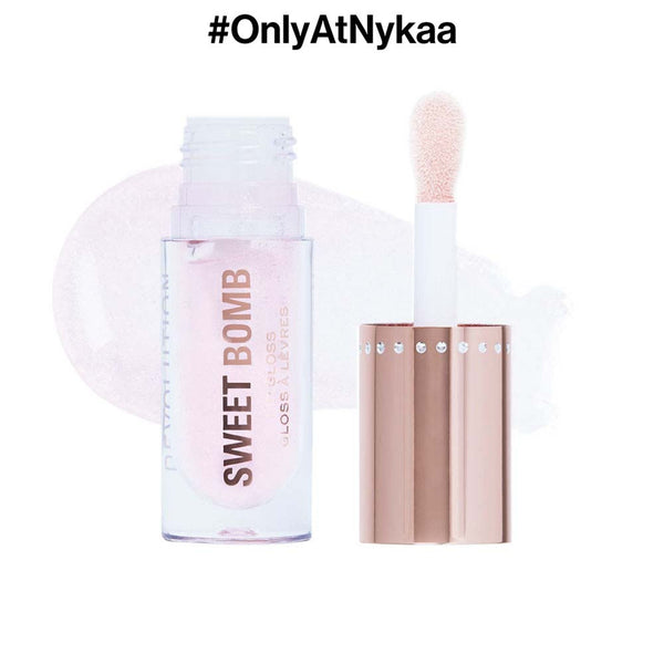 Buy Makeup Revolution Y2K Baby Sweet Bomb Lip Gloss - Candyfloss Pink  Glitter Online at Low Prices