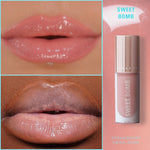 Thumbnail for Makeup Revolution Y2K Baby Sweet Bomb Lip Gloss - Strawberry Swirl Nude - Distacart