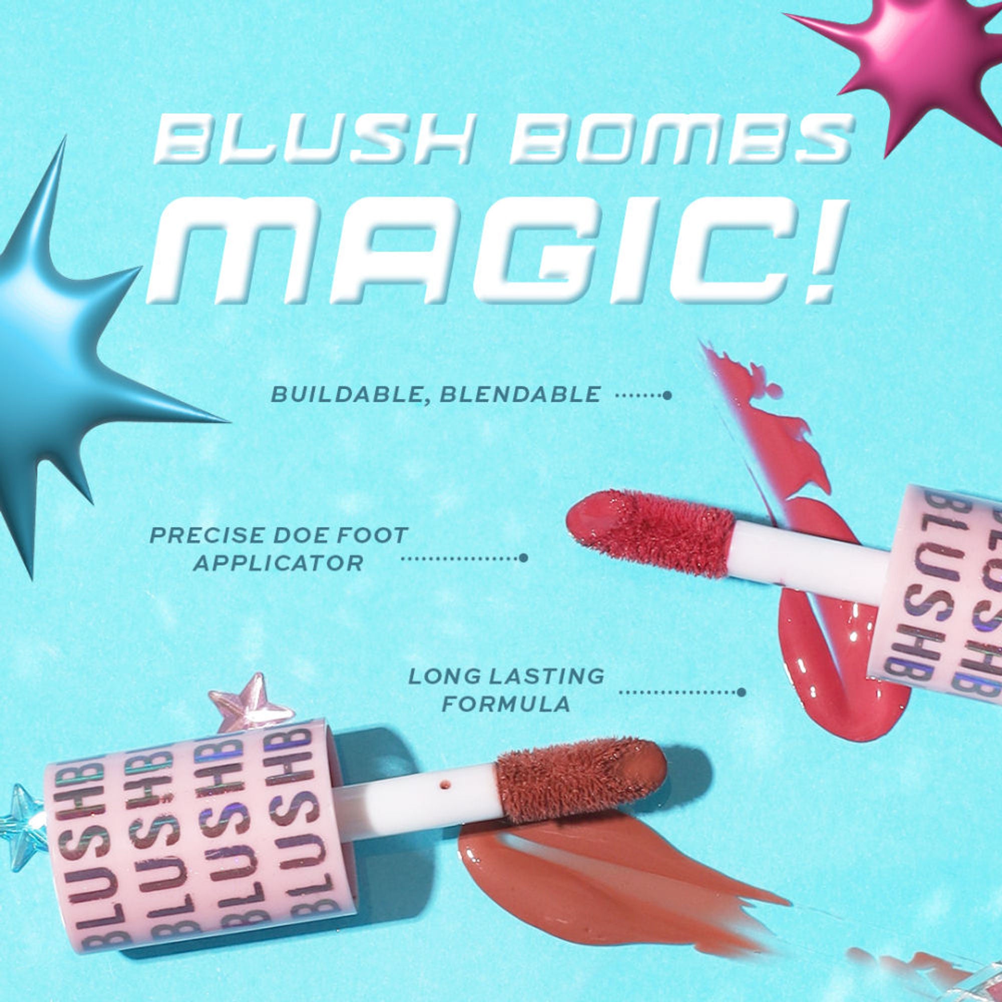 Makeup Revolution Y2K Baby Blush Bomb - That's Cute Pink - Distacart