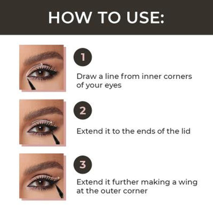 Matt Look Master Draw Eyeliner - Black - Distacart