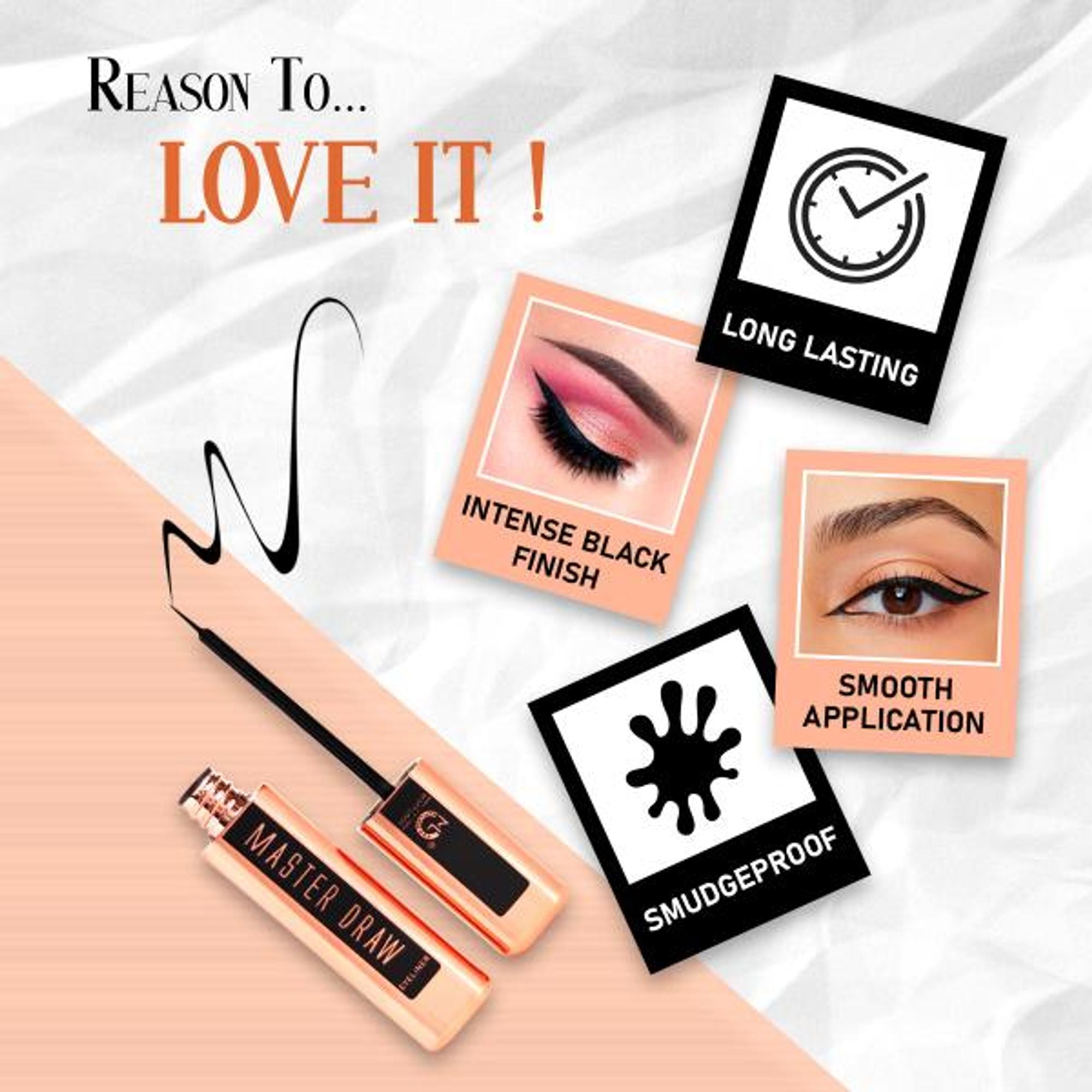 Matt Look Master Draw Eyeliner - Black