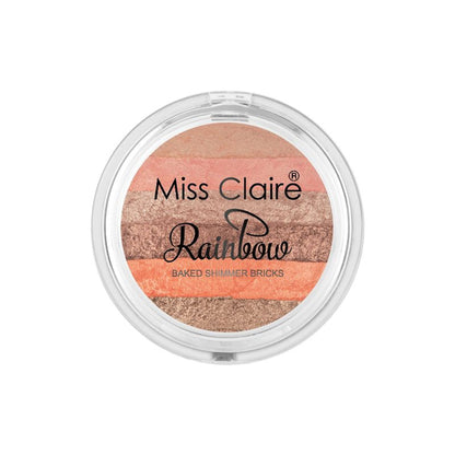 Miss Claire Rainbow Baked Shimmer Bricks - 3 - Distacart