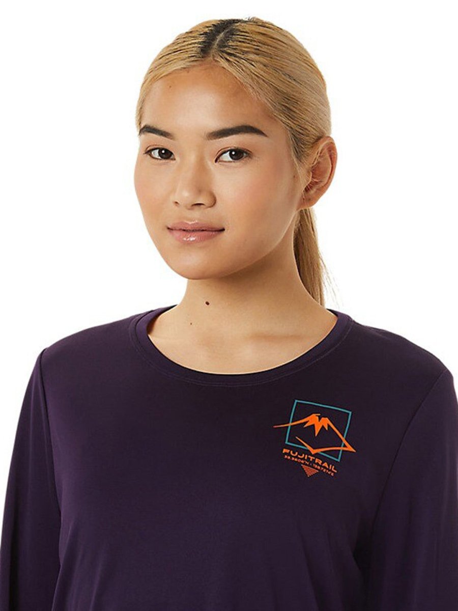 ASICS Fujitrail LS Logo Printed Round Neck T-Shirt - Distacart