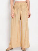 Thumbnail for TAG 7 Women Pack Of 2 Solid Straight Palazzos