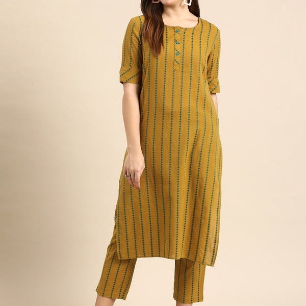 Anouk Regular Pure Cotton Kurta with Trousers - Distacart