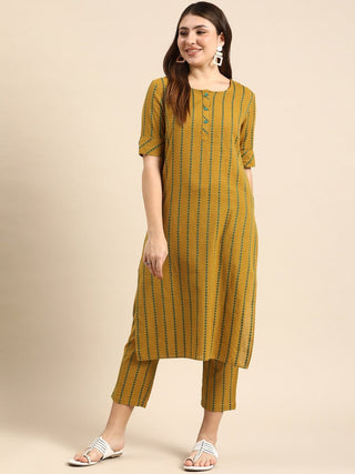 Anouk Regular Pure Cotton Kurta with Trousers - Distacart