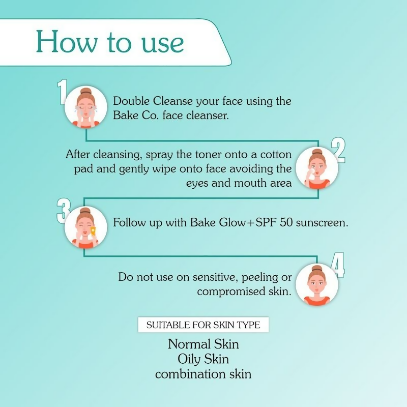 Bake 5% Glycolic Acid Toning Solution - Distacart