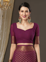 Thumbnail for Anouk Woven Design Zari Pure Georgette Kanjeevaram Saree - Distacart