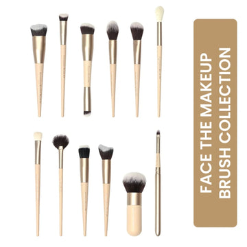 Milagro Beauty Face The Makeup Brush Collection (Set Of 12 )
