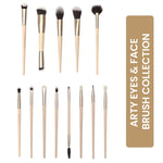 Thumbnail for Milagro Beauty Arty Eyes & Face Makeup Brush Collection (Set Of 13 )