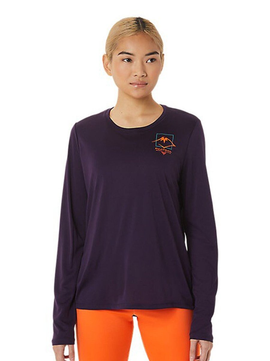 ASICS Fujitrail LS Logo Printed Round Neck T-Shirt - Distacart