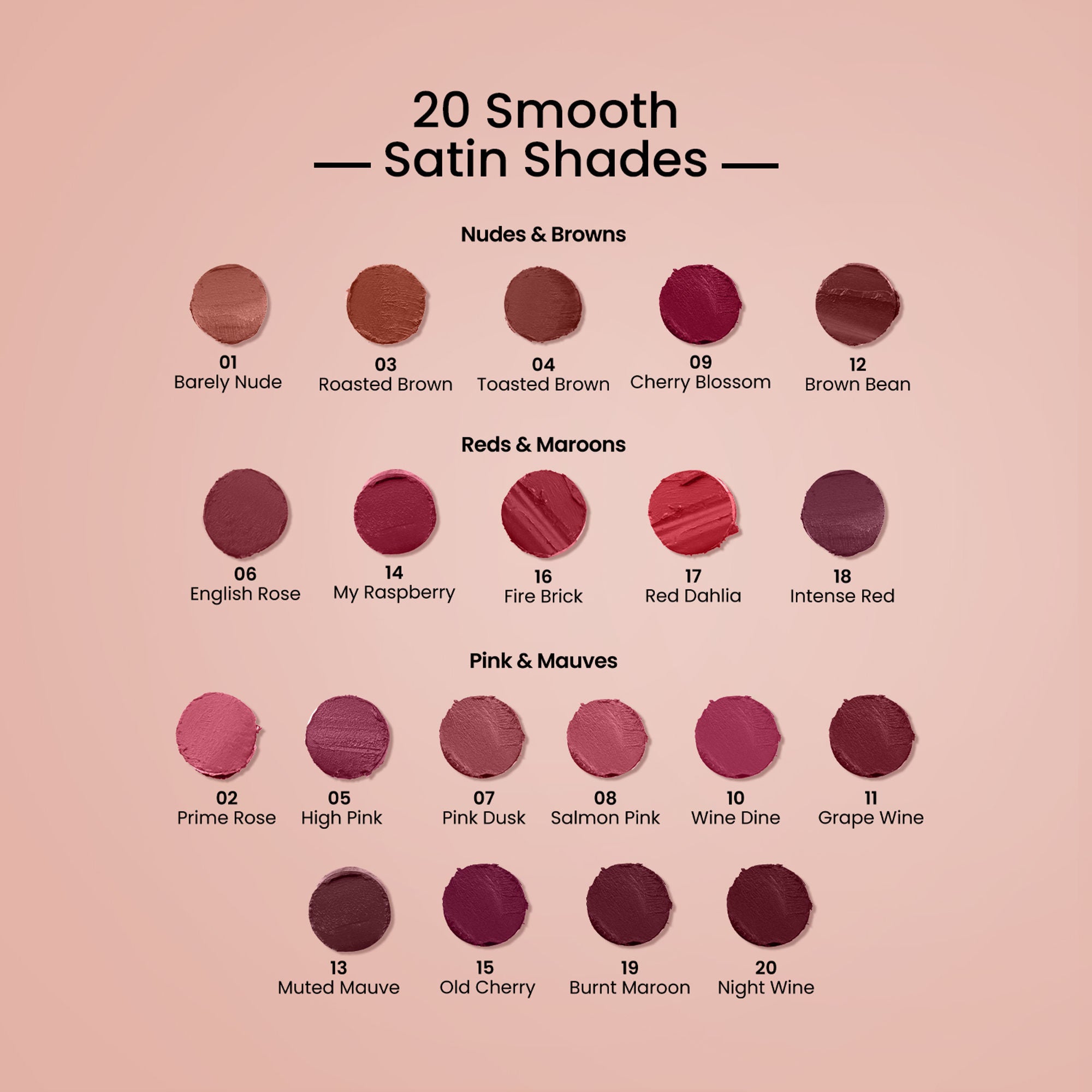 Swiss Beauty Satin Comfort Smooth Glide, Highly Pigmented , Ultra Hydrating Lipstick - 9 Cherry Blossom - Distacart