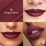 Thumbnail for Swiss Beauty Satin Comfort Smooth Glide, Highly Pigmented , Ultra Hydrating Lipstick - 11 Wine Stain - Distacart
