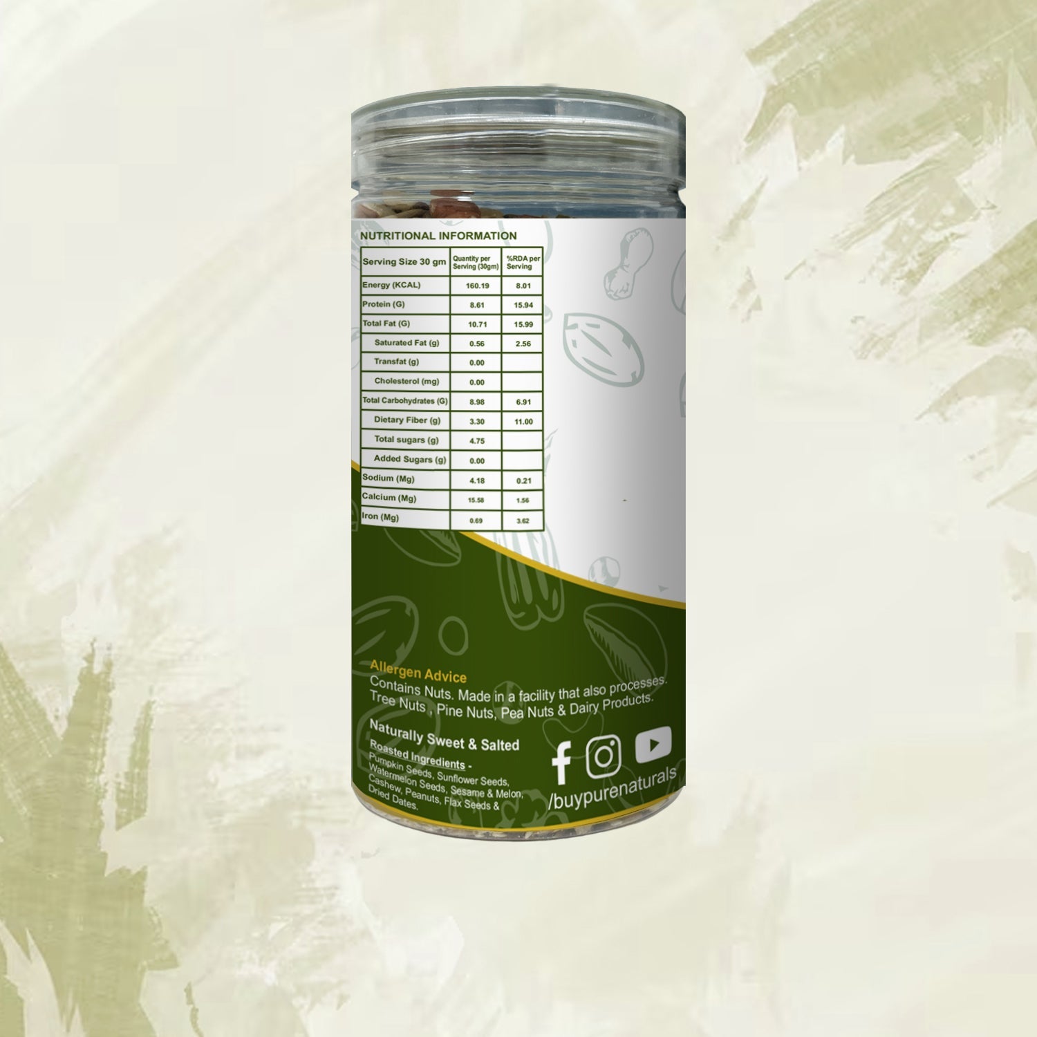 byPureNaturals Nutri Vegan Dietary Seed Mix - Dista