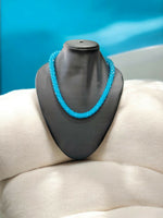 Thumbnail for Inhanns Noor-E-Jalwa – Handmade Crystal Bead Necklace -Adjustable - Sky Blue Only Necklace - Distacart
