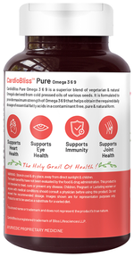 Thumbnail for bliss welness cardio bliss omega 3 6 9 capsule