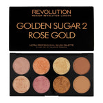 Thumbnail for Makeup Revolution Golden Sugar 2 Rose Gold Ultra Professional Blush Palette