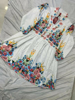 Thumbnail for Preksha Creation Women Top Rayon Fabric With Lining With Digital Print - White - Distacart