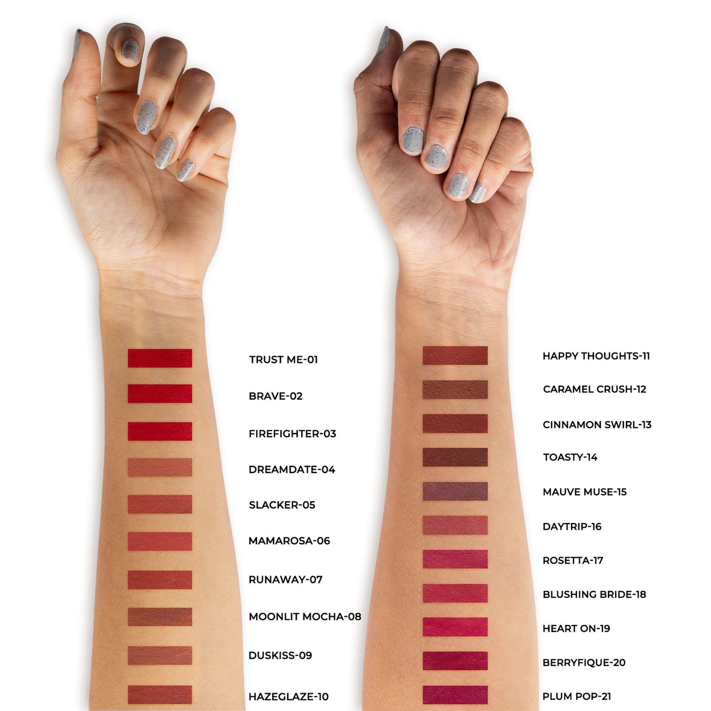 Miss Claire Dewy Matte Lip Color - 05 Slacker - Distacart
