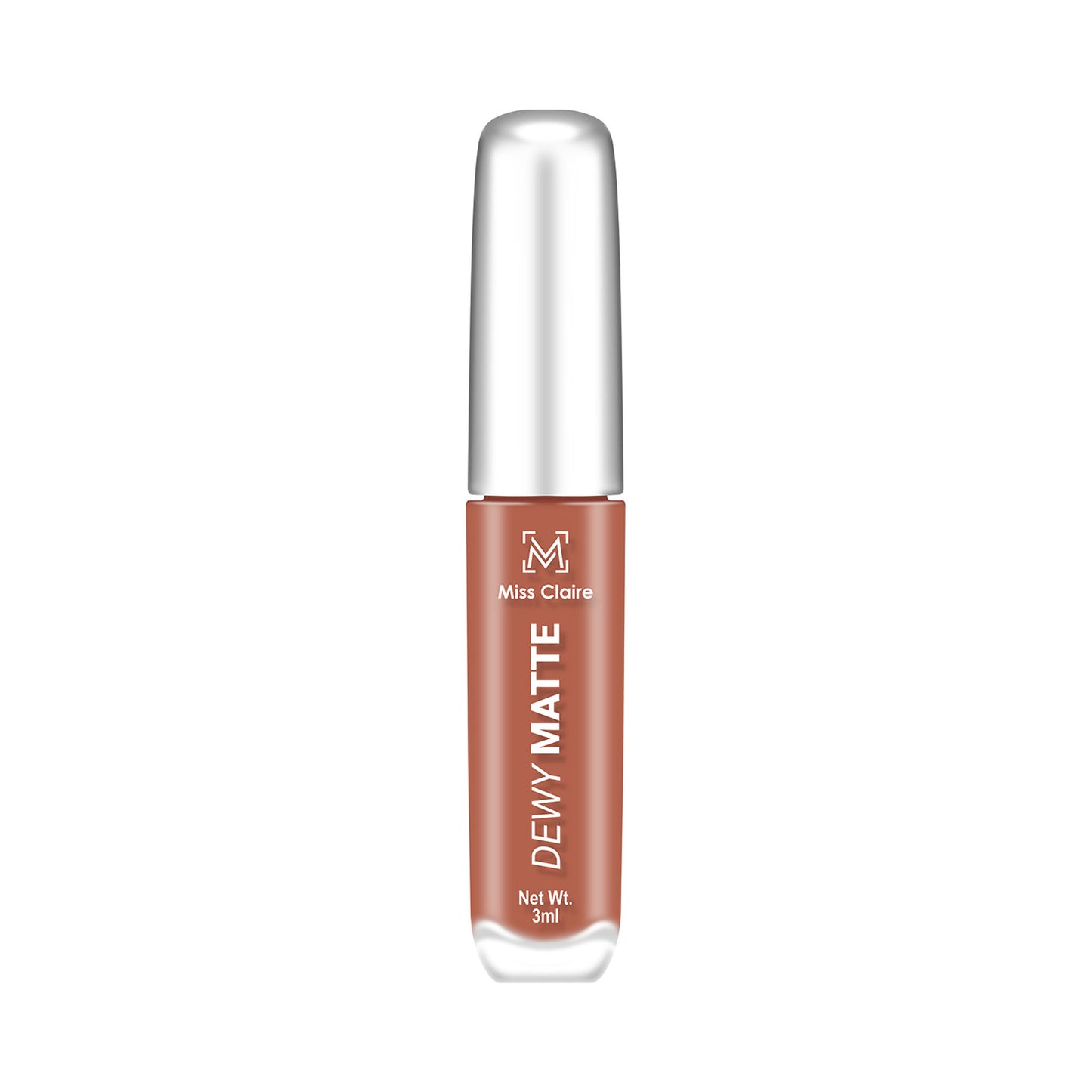 Miss Claire Dewy Matte Lip Color - 08 Moonlit Mocha - Distacart